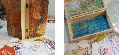 A memory box celebrating the Institute of Historical Research’s centenary