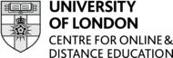 Centre for Online and Distance education logo in greyscale